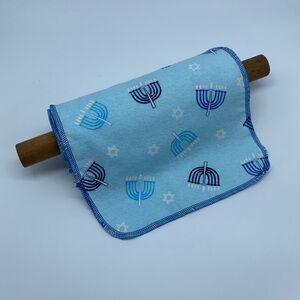 Blue Menorah Print Unpaper towels!! 12 in stack.